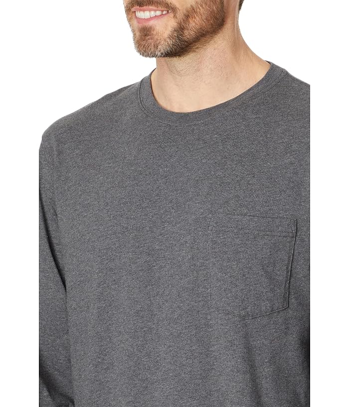 L.L.Bean Carefree Unshrinkable Tee with Pocket Long Sleeve - Image 3