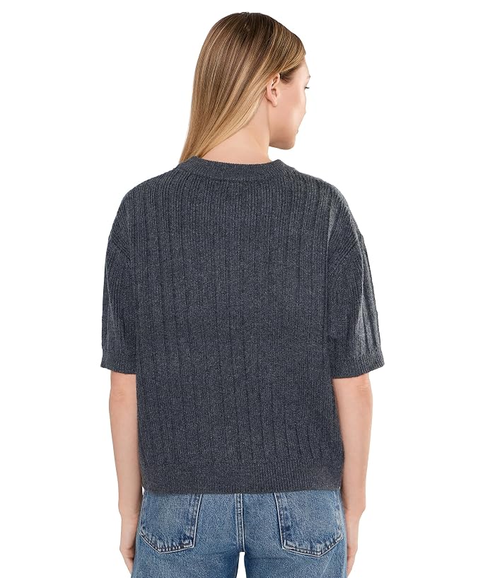 Lilla P Textured Easy Crew Neck Sweater - Image 4