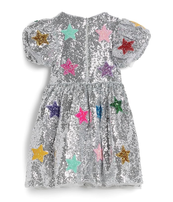 Lola and The Boys Sparkle Rainbow Star Dress (Toddler/Little Kid/Big Kid) - Image 2