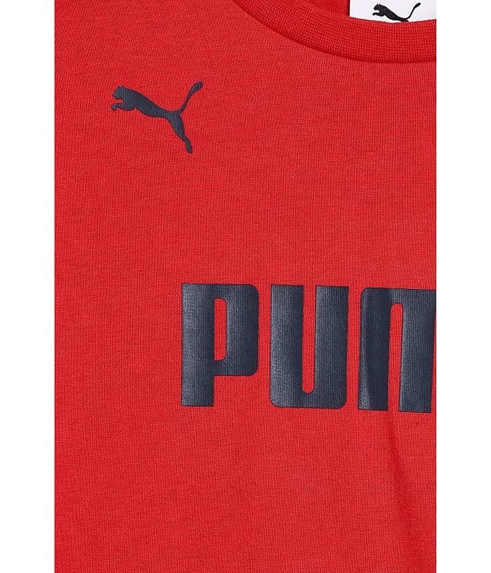 PUMA Kids Graphic T-Shirt & Fleece Short Set (Toddler/Little Kid/Big Kid) - Image 3