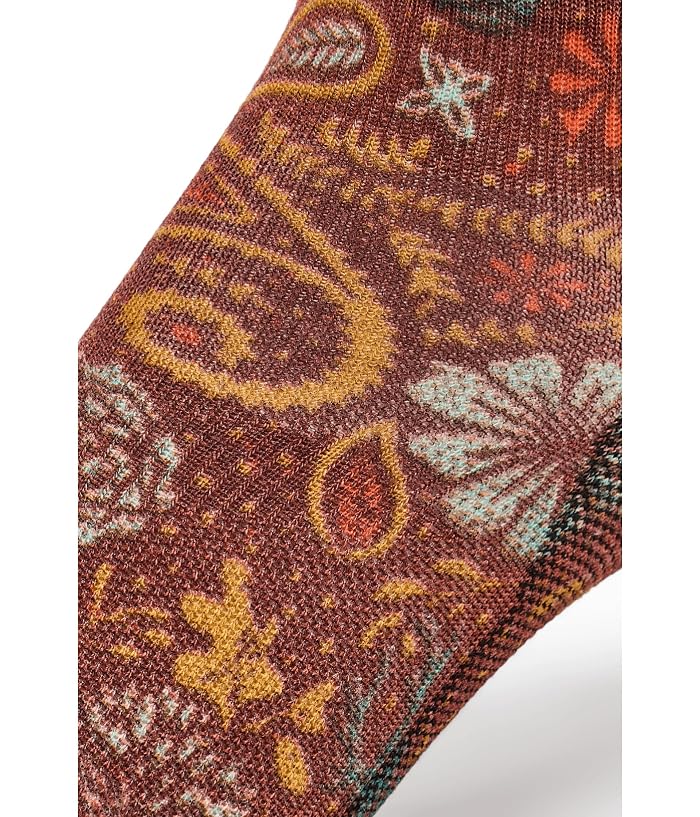 Smartwool Bike Zero Cushion Paisley Print Ankle Socks - Image 2