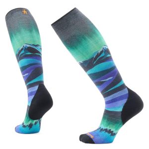 Smartwool Ski Targeted Cushion Compression Print Over The Calf Socks