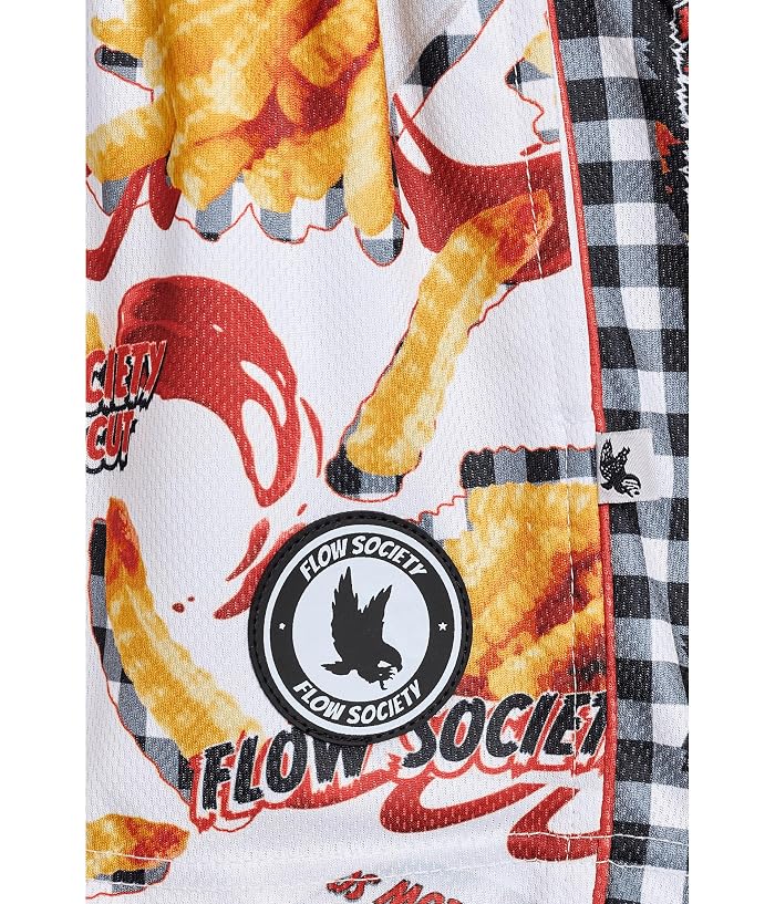 FLOW SOCIETY Crinkle Cut Fries Mid-length Shorts (Little Kid/Big Kid) - Image 3