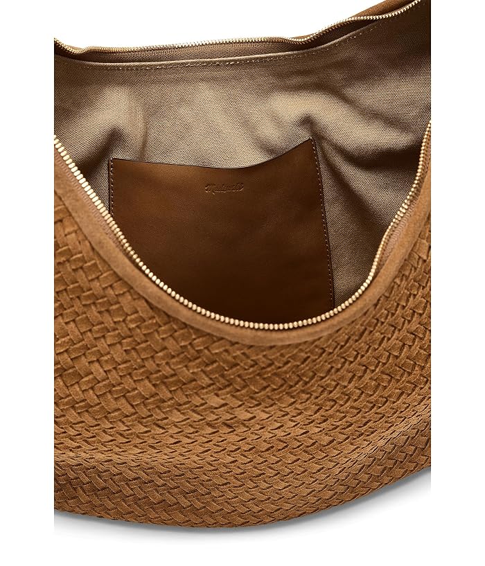 Madewell The Essential Curve Shoulder Bag in Handwoven Suede - Image 5