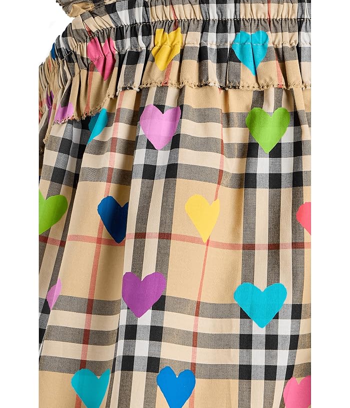 Burberry Kids Gabi Heart Check Shirt (big Kid) - Image 3