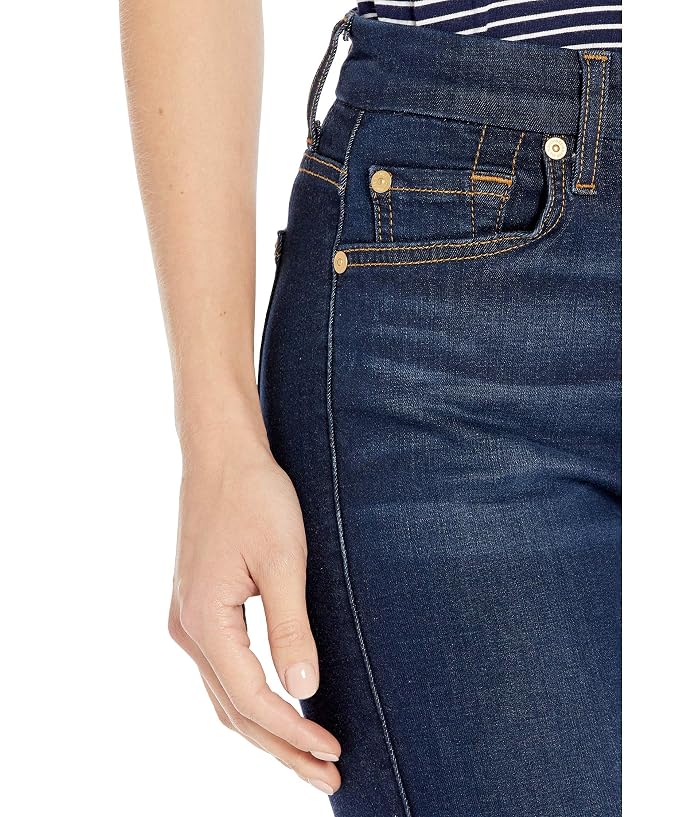 7 For All Mankind The High-Waist Ankle Skinny in Slim Illusion Tried & True - Image 4