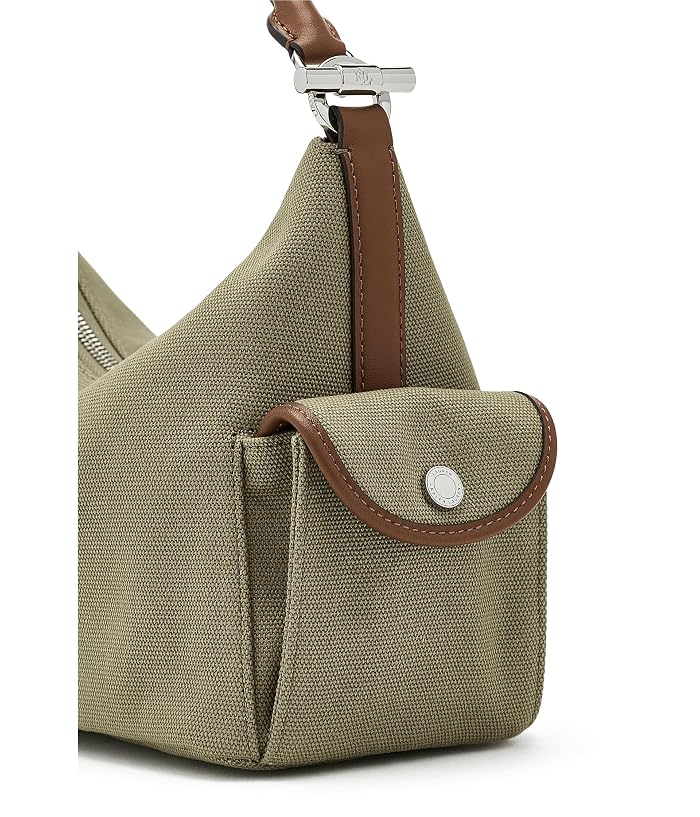 Lauren Ralph Lauren Washed Canvas Small Blaike Shoulder Bag - Image 4