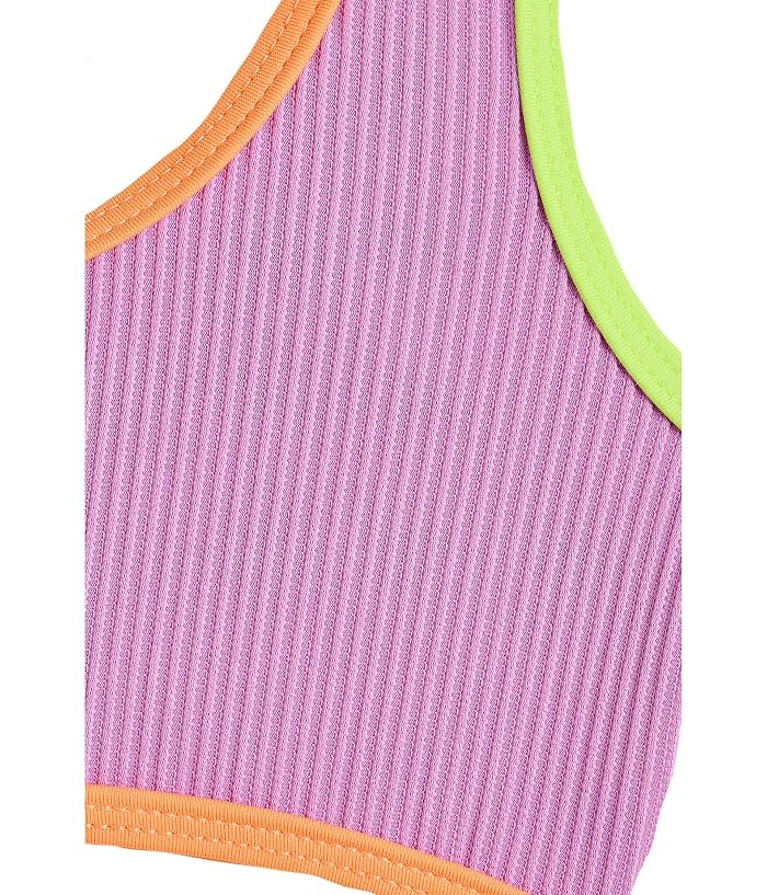 Snapper Rock Kids Vacay Pop Recycled Crop Bikini (Big Kid) - Image 3