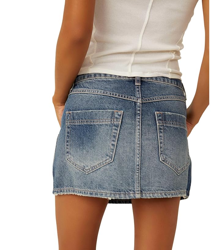 Free People Wynne Denim Skirt - Image 2