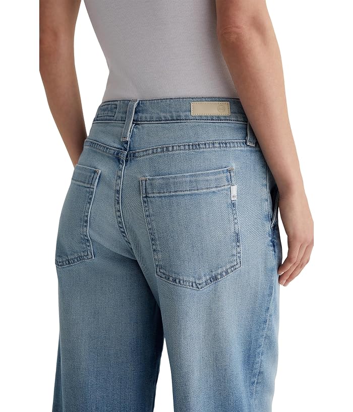 AG Jeans Stella Mid-Rise Ankle Palazzo Jeans in Aries - Image 4