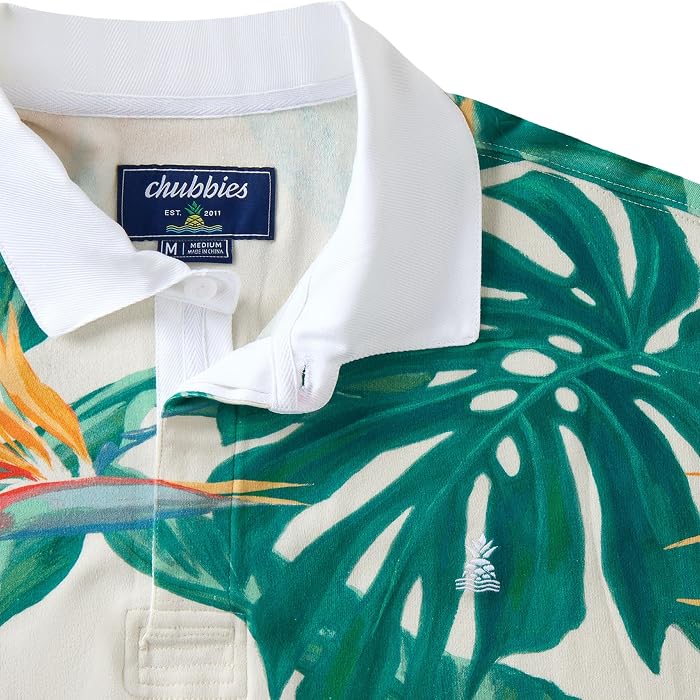 Chubbies The Frond Of You (Rugby Shirt) - Image 2