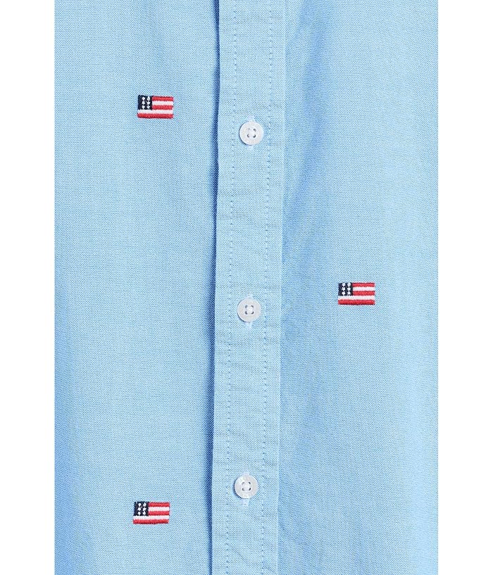 Janie and Jack Embroidered Flag Shirt (Infant/Toddler/Little Kid/Big Kid) - Image 3