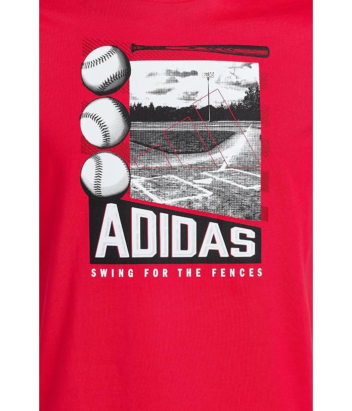 adidas Kids Baseball Poster Tee (Big Kid) - Image 3