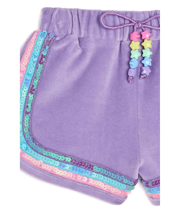 Lola and The Boys Rainbow Velour Sequin Tank Set (Little Kid/Big Kid) - Image 3