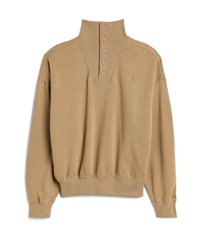 Polo Ralph Lauren Kids Fleece Funnel Neck Boxy Sweatshirt (Big Kid)