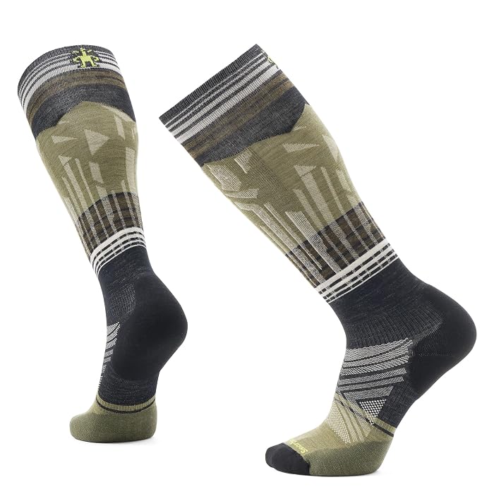 Smartwool Ski Targeted Cushion Summit Shot Over The Calf Socks