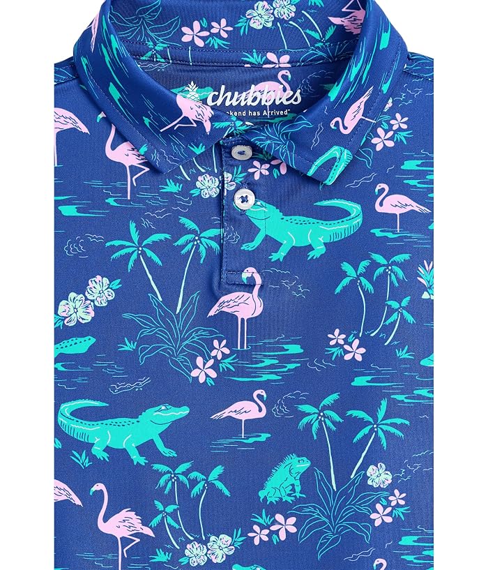 Chubbies Kids The Swamp And Circumstance Performance Polo (Big Kid) - Image 3