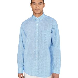 Johnston & Murphy Printed Cotton Shirt