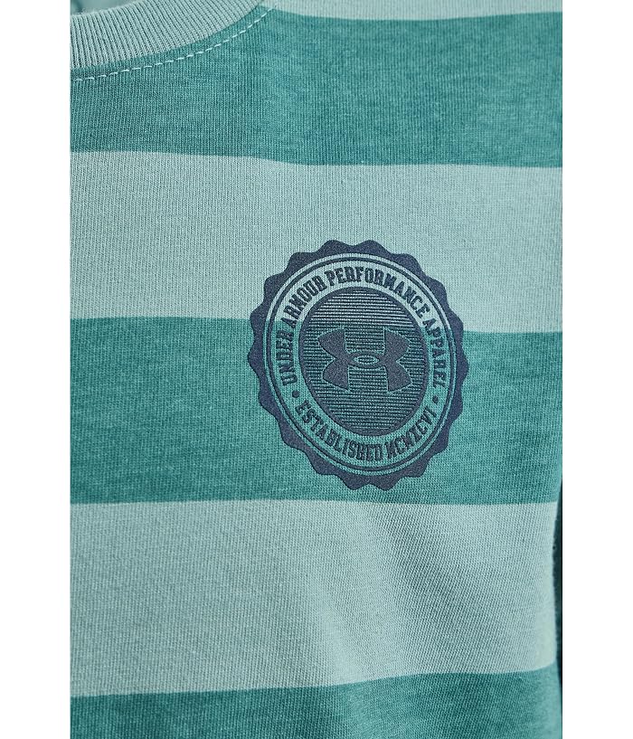 Under Armour Kids Printed Stripe Short Sleeve (Little Kid) - Image 3