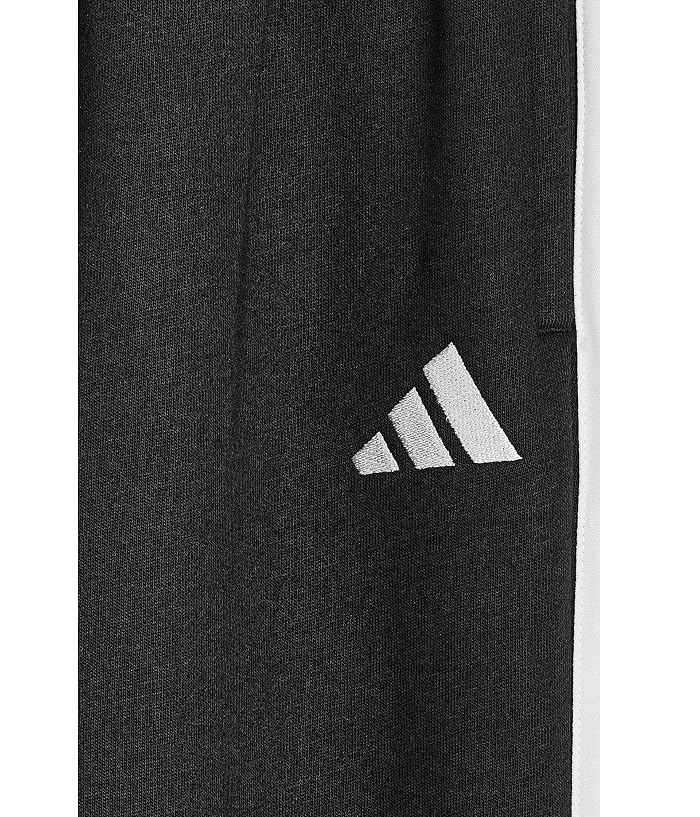 adidas Kids Essential 3-Stripe Fleece Joggers (Big Kid) - Image 3