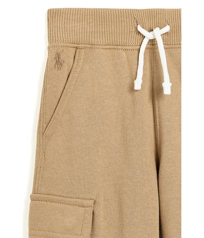 Polo Ralph Lauren Kids Fleece Wide-Leg Cargo Sweatpants (Toddler/Little Kid) - Image 3