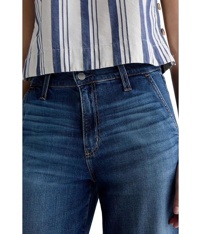 AG Jeans Stella Mid-Rise Ankle Palazzo Jeans in Indigo Shade - Image 4