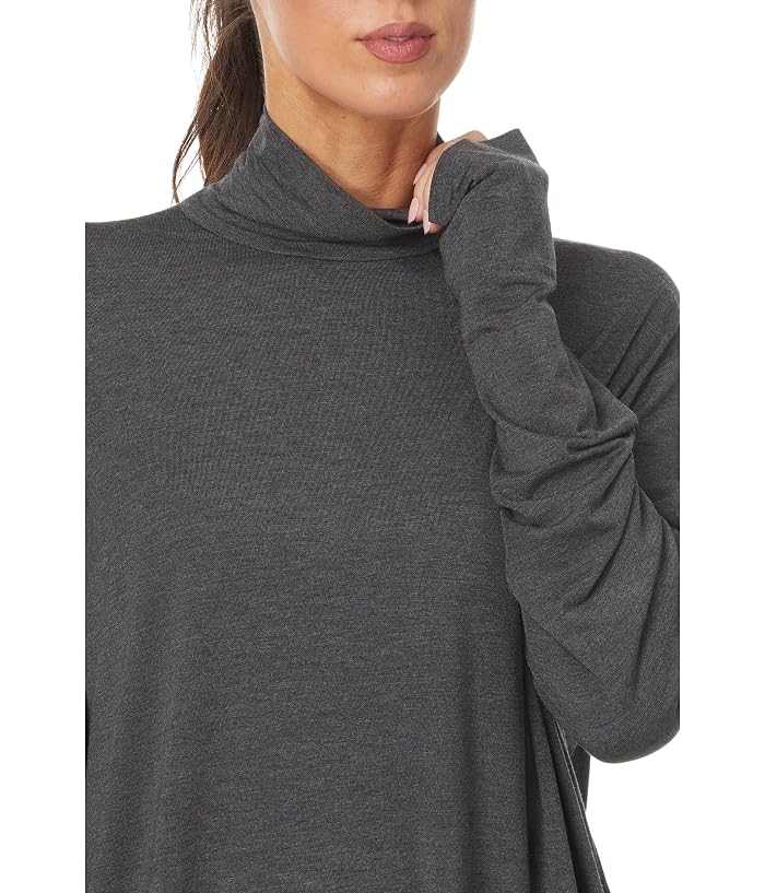 Norma Kamali Long Sleeve Turtleneck Easy Fit Top - Image 3
