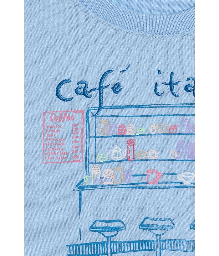abercrombie kids Café Italia Side Knot Tee (Big Kids) - Image 3