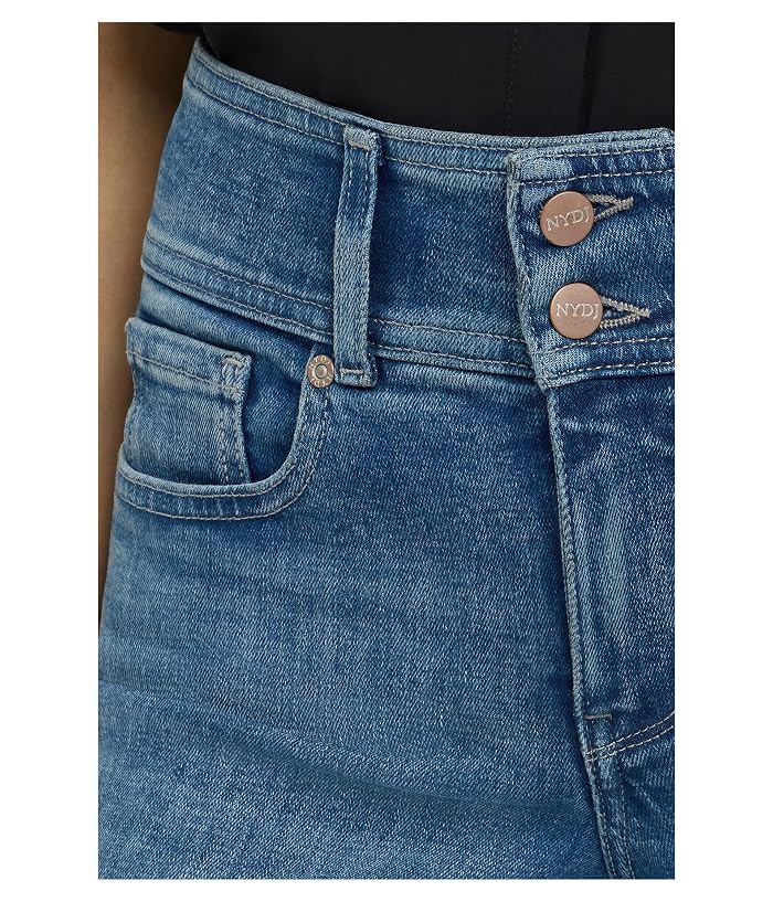 NYDJ 4" Hem Wide Leg Jeans in Breezy Palms - Image 4