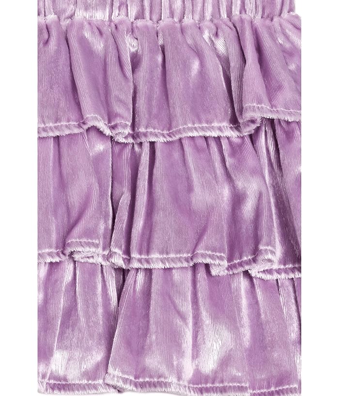 Lola and The Boys Haze Sparkle Velour Skirt (Little Kid/Big Kid) - Image 3