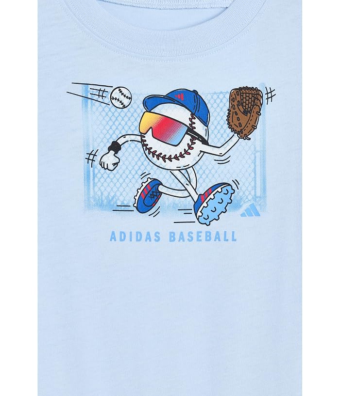 adidas Kids Graphic Shortie Rompers (Infant) - Image 3