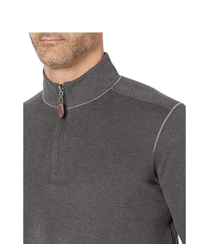 Johnston & Murphy Reversible Solid 1/4 Zip - Image 3
