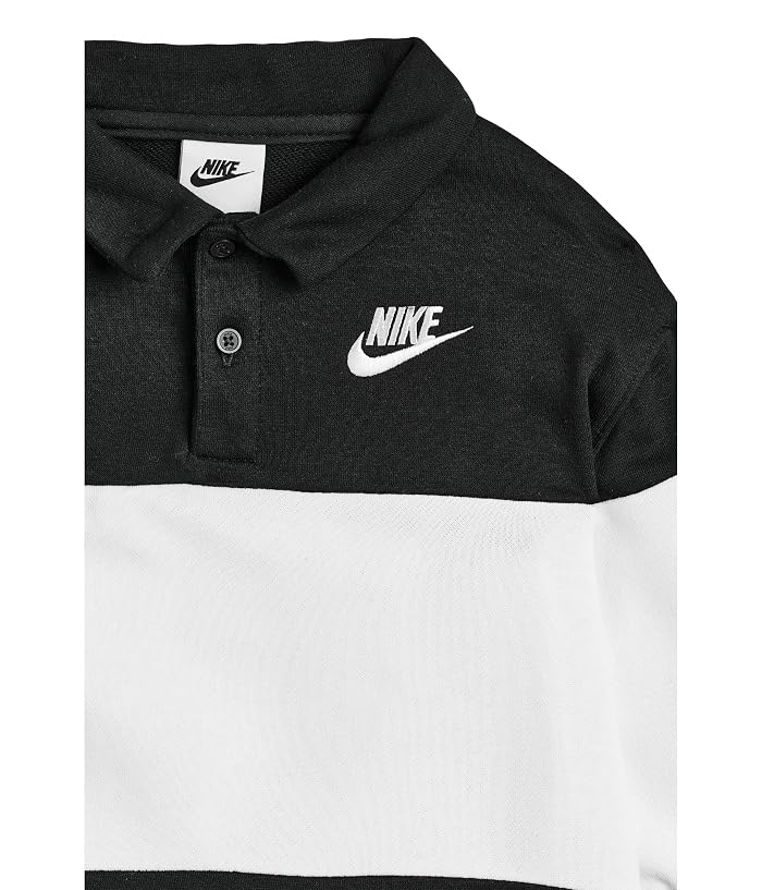 Nike Kids Futura Long Sleeve Rugby Polo (Little Kid) - Image 3