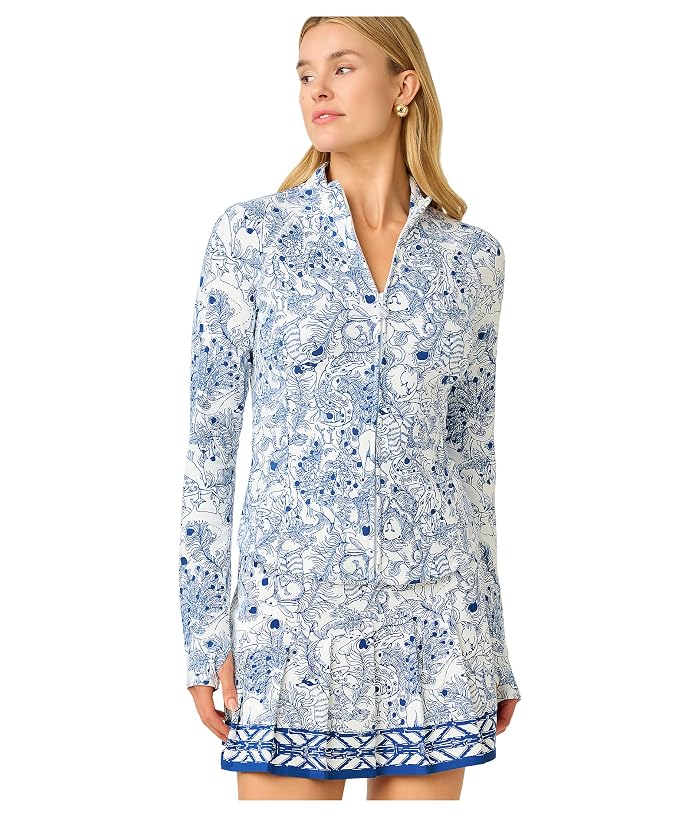Lilly Pulitzer Barbados Zip-Up Jacket Up - Image 3