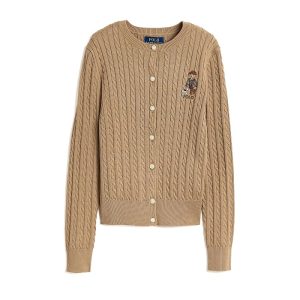 Polo Ralph Lauren Kids Polo Bear Mini-Cable Cotton Cardigan (Toddler/Little Kids)