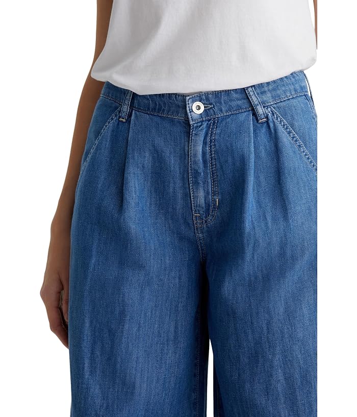 AG Jeans Melinda High-Rise Ultra Wide Palazzo Jeans in Catalina - Image 3