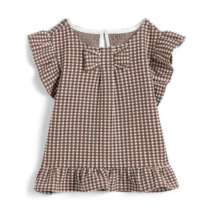 Janie and Jack Gingham Bow Top (Toddler/Little Kid/Big Kid)