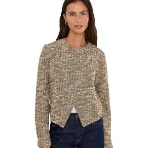 Liverpool Los Angeles Collarless Moto Jacket