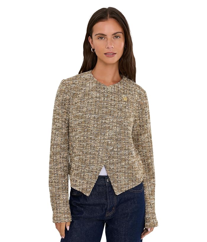 Liverpool Los Angeles Collarless Moto Jacket