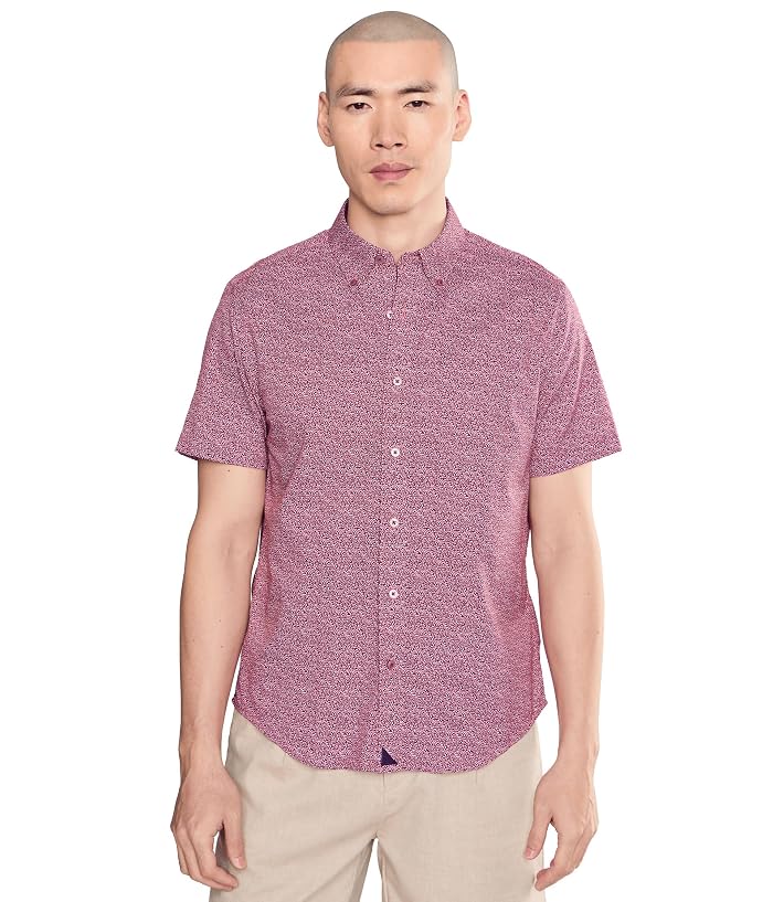 UNTUCKit Short Sleeve Halloway Performance Printed Shirt