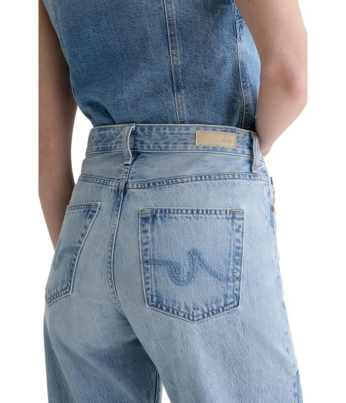 AG Jeans Brinley Mid-Rise Straight in Carpinteria - Image 4