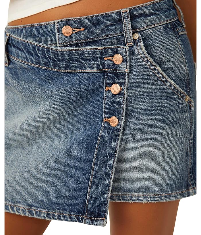 Free People Wynne Denim Skirt - Image 3