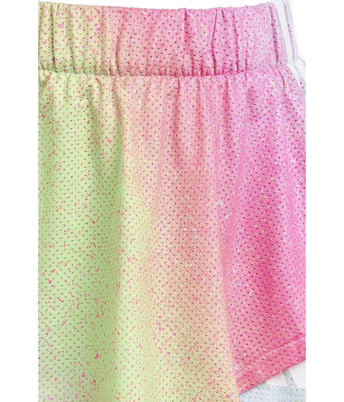 adidas Kids Sleeveless Box Tee Aop Faux Wrap Skort Set (Toddler/Little Kid) - Image 3