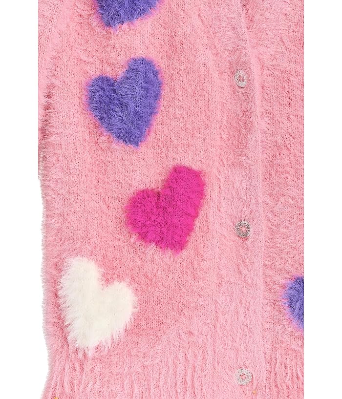 Hatley Kids Jumbo Hearts Fuzzy Cardigan (Toddler/Little Kid/Big Kid) - Image 3