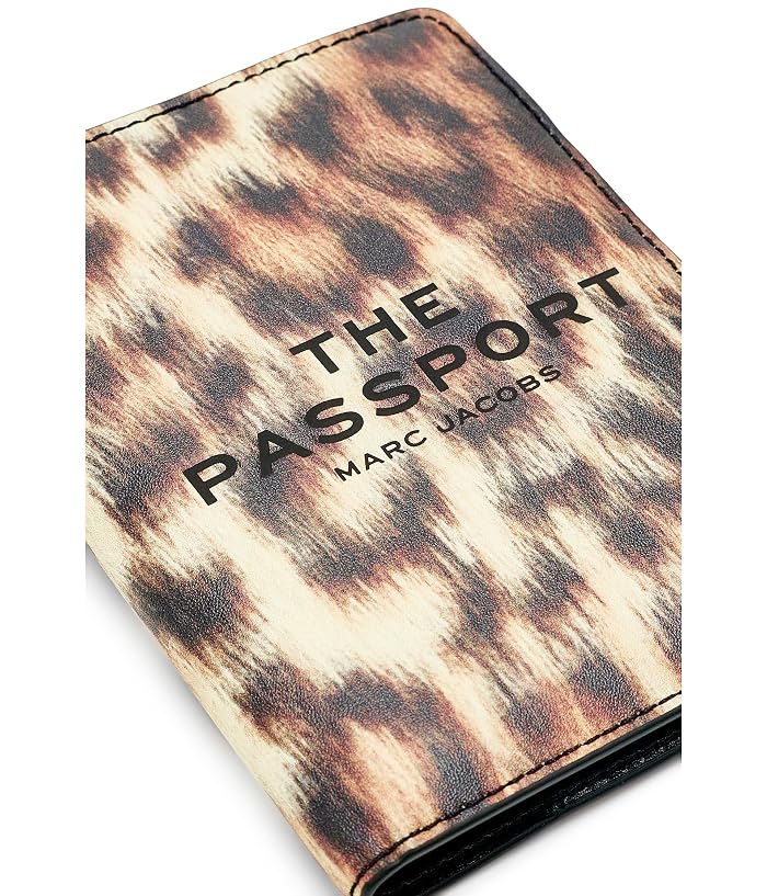 Marc Jacobs Leather Passport Case In Leopard - Image 4