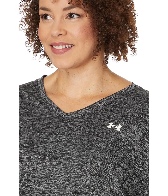 Under Armour Plus Size Tech Short Sleeve V-Neck Twist - Image 3
