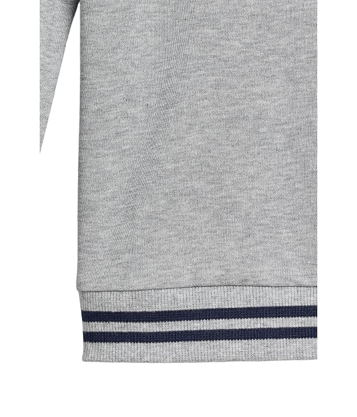 Janie and Jack Heathered Polo Sweatshirt (Toddler/Little Kid/Big Kid) - Image 3