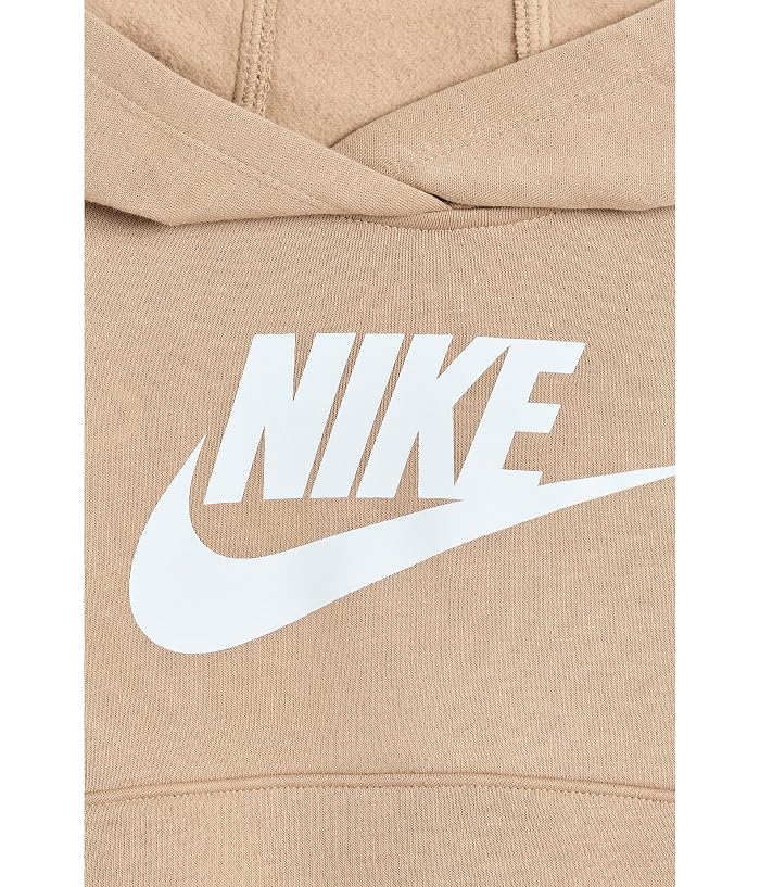 Nike Kids Sportswear Club Fleece Pullover Hoodie w/Large Swoosh Logo (Little Kid) - Image 3