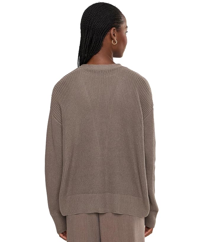 Eileen Fisher Peruvian Cotton Blend V-neck Cardigan - Image 4