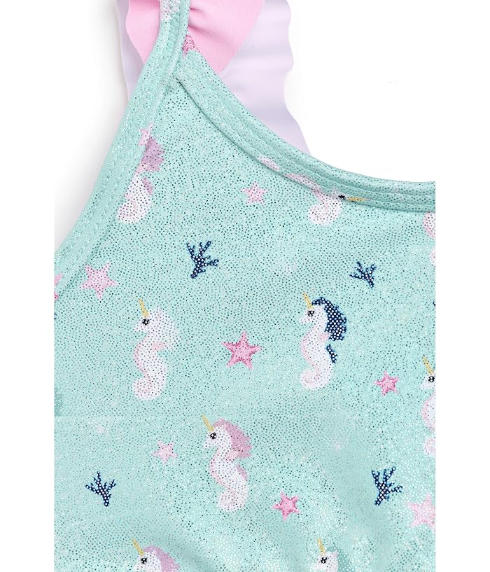 Deux par Deux Seahorse Two-Piece Swimsuit (Big Kid) - Image 3